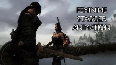 skyrim f95zone|Subtle Feminine Stagger Animation SE by Xtudo .